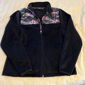 Black FILA zip up sweatshirt. Size Medium